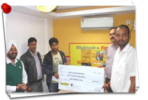 1st MAS Hospitalisation Claim Settlement Cheque of Mr. Salil Kumar Mandal - Agr. No. 2622939 (Jamshedpur Branch), Jarkhand
